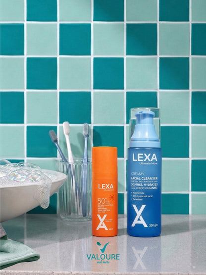 1 Sunscreen & 1 Dry Cleanser